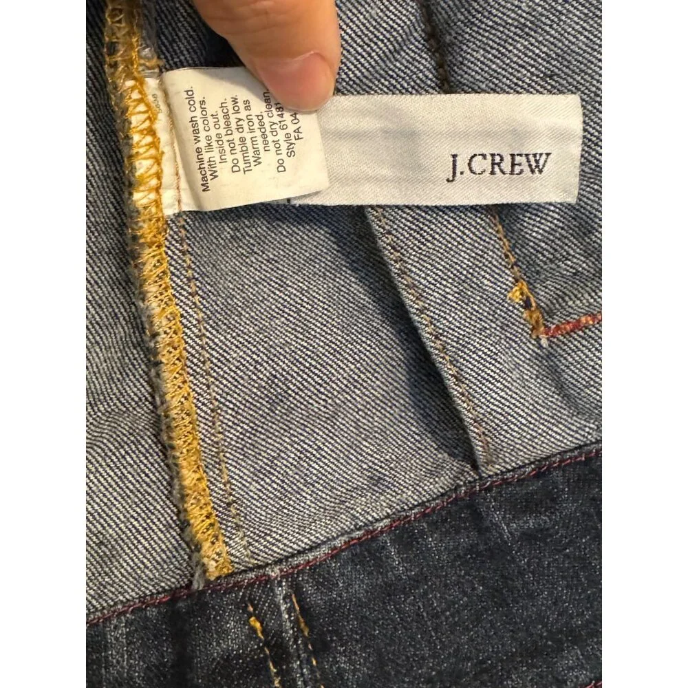 J.Crew Denim Jacket Women’s Small Blue Button-Up Long Sleeve Casual Jean Jacket - Picture 5 of 9
